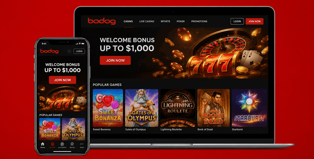 Bodog Casino App — main hero banner